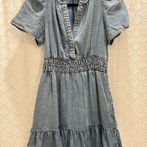 Anthropologie The Somerset Mini Dress: Denim Edition